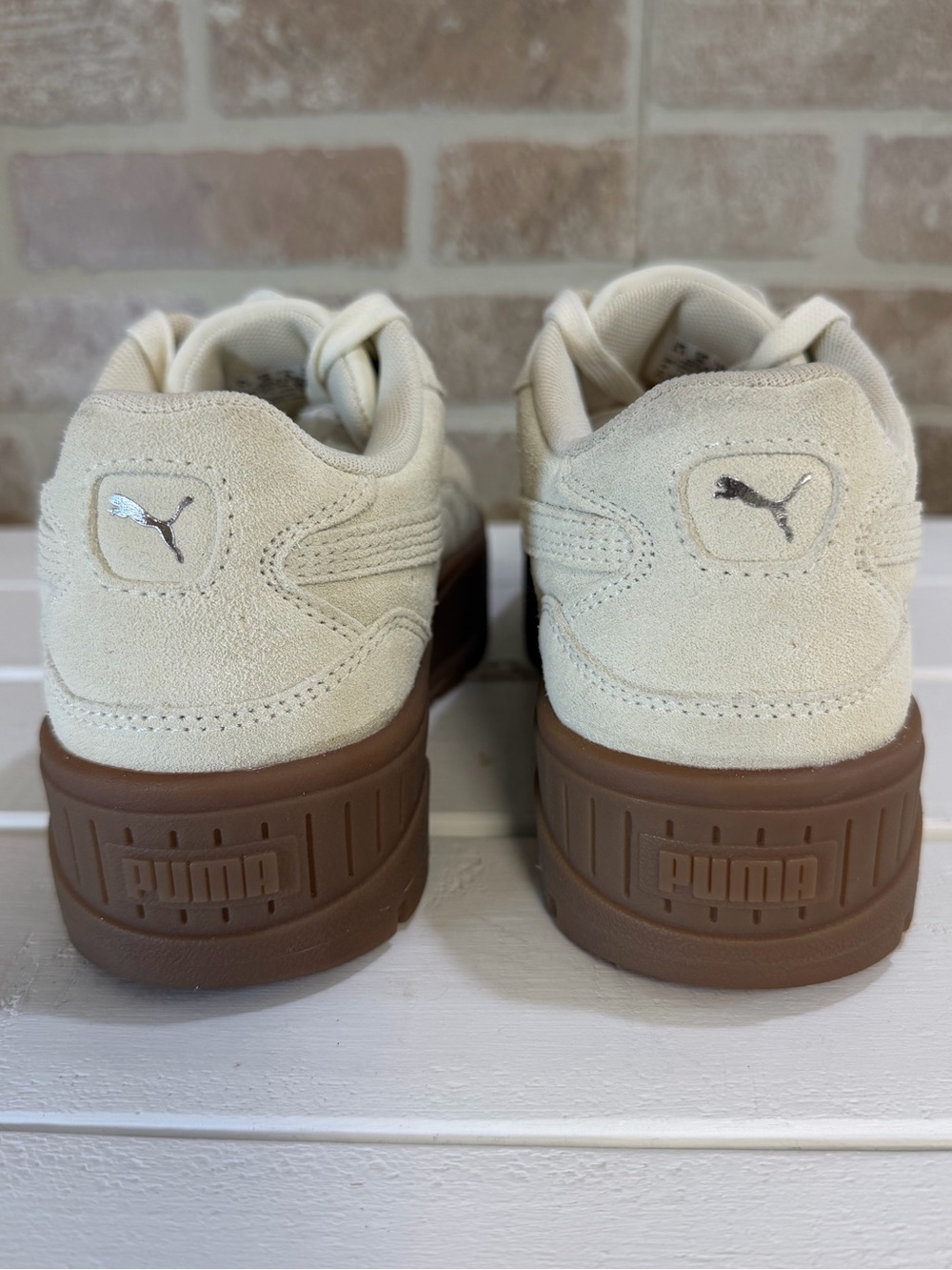 PUMA Karmen II Idol Suede Platform Sneakers Frosted Ivory Women’s 6 - Picture 7 of 10